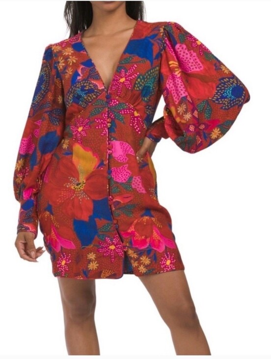 FARM Rio Dresses & Skirts - Farm Rio Snake Garden Mini Dress Large